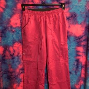 🦋Cherokee pink scrub pants bottoms size M